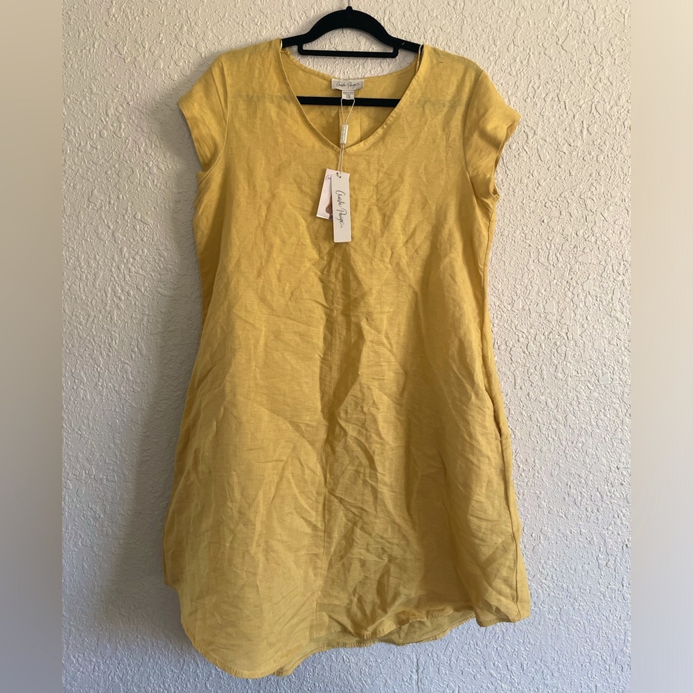 Yellow Charlie Paige women’s dress